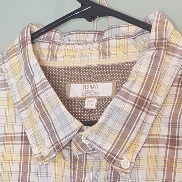 Old Navy Button Down Dress Shirt Long Sleeve XXL - Picture 2 of 7